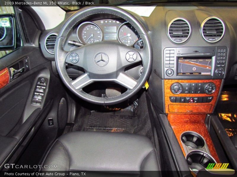 Black / Black 2009 Mercedes-Benz ML 350 4Matic