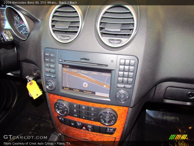 Black / Black 2009 Mercedes-Benz ML 350 4Matic