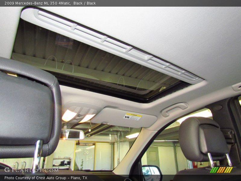 Black / Black 2009 Mercedes-Benz ML 350 4Matic