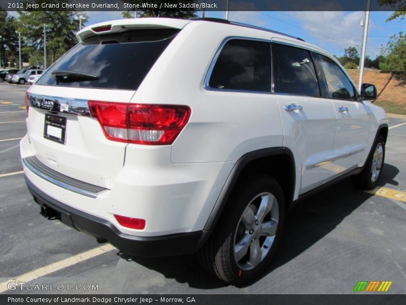 Stone White / New Saddle/Black 2012 Jeep Grand Cherokee Overland