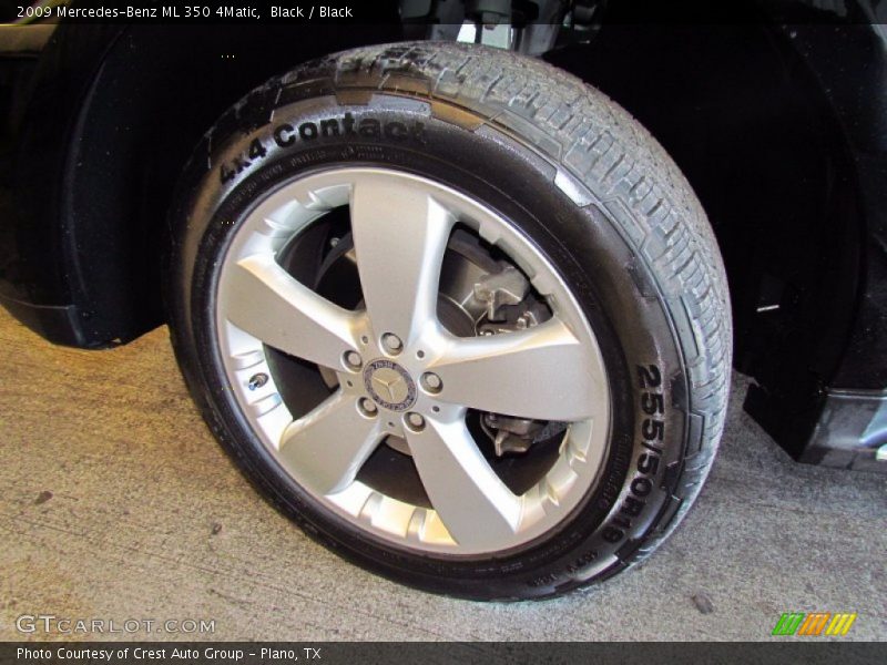 Black / Black 2009 Mercedes-Benz ML 350 4Matic
