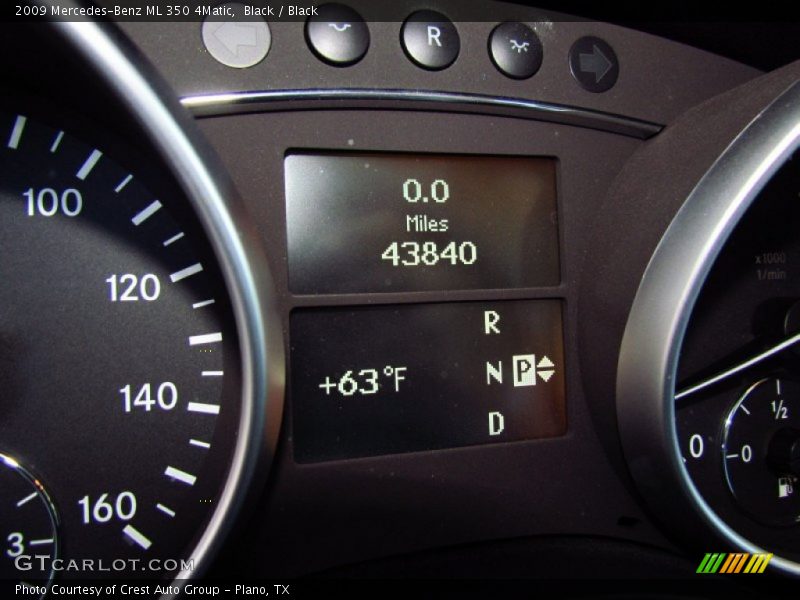 Black / Black 2009 Mercedes-Benz ML 350 4Matic