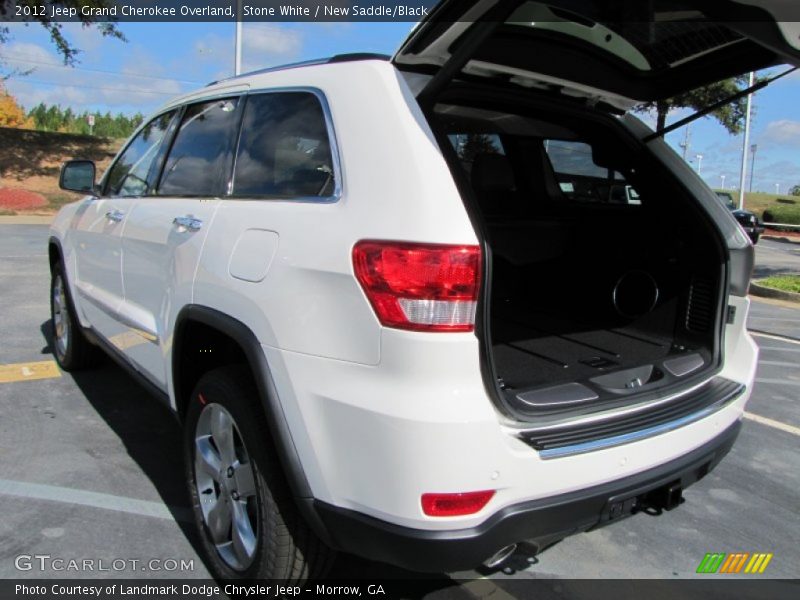 Stone White / New Saddle/Black 2012 Jeep Grand Cherokee Overland
