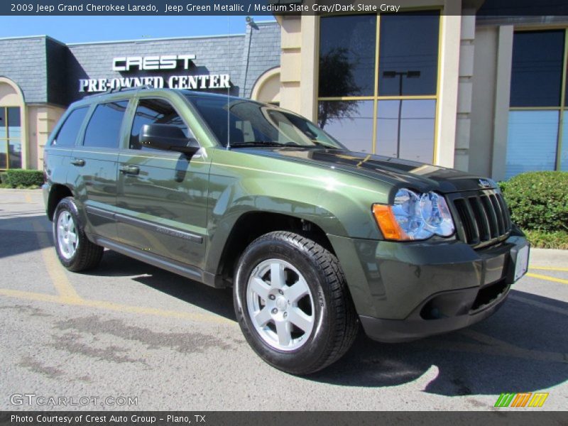 Jeep Green Metallic / Medium Slate Gray/Dark Slate Gray 2009 Jeep Grand Cherokee Laredo