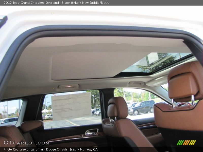 Stone White / New Saddle/Black 2012 Jeep Grand Cherokee Overland