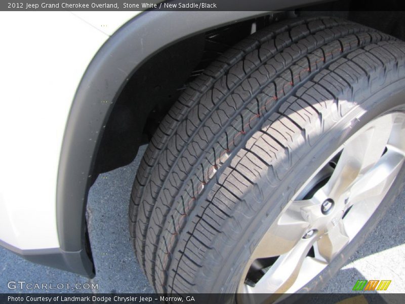 Stone White / New Saddle/Black 2012 Jeep Grand Cherokee Overland