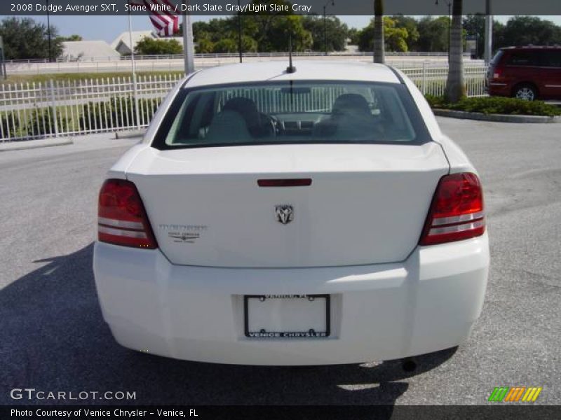 Stone White / Dark Slate Gray/Light Slate Gray 2008 Dodge Avenger SXT