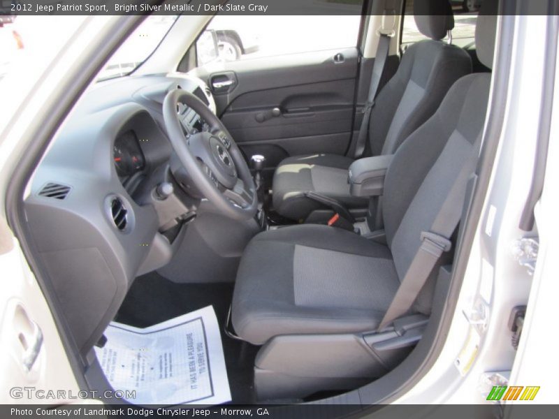 Bright Silver Metallic / Dark Slate Gray 2012 Jeep Patriot Sport