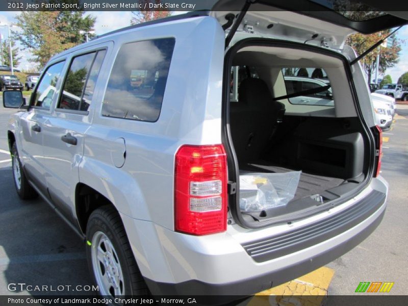 Bright Silver Metallic / Dark Slate Gray 2012 Jeep Patriot Sport