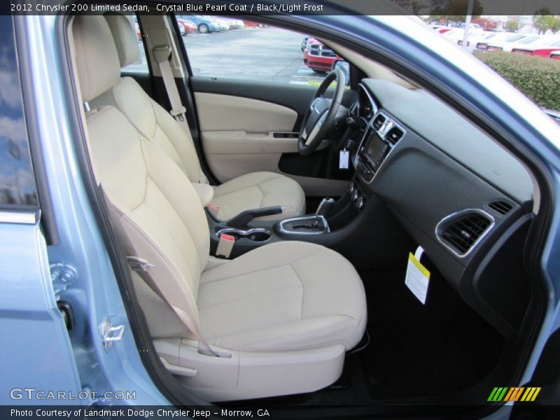  2012 200 Limited Sedan Black/Light Frost Interior