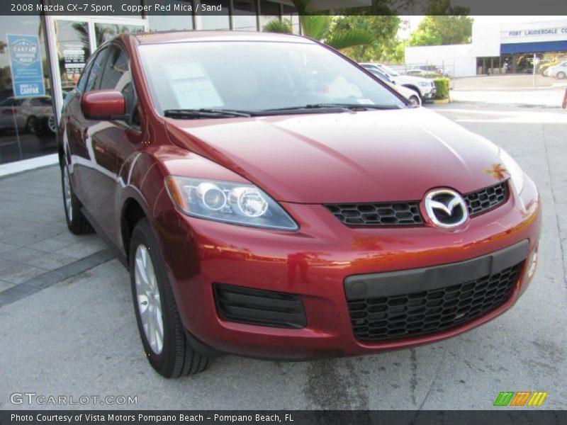 Copper Red Mica / Sand 2008 Mazda CX-7 Sport