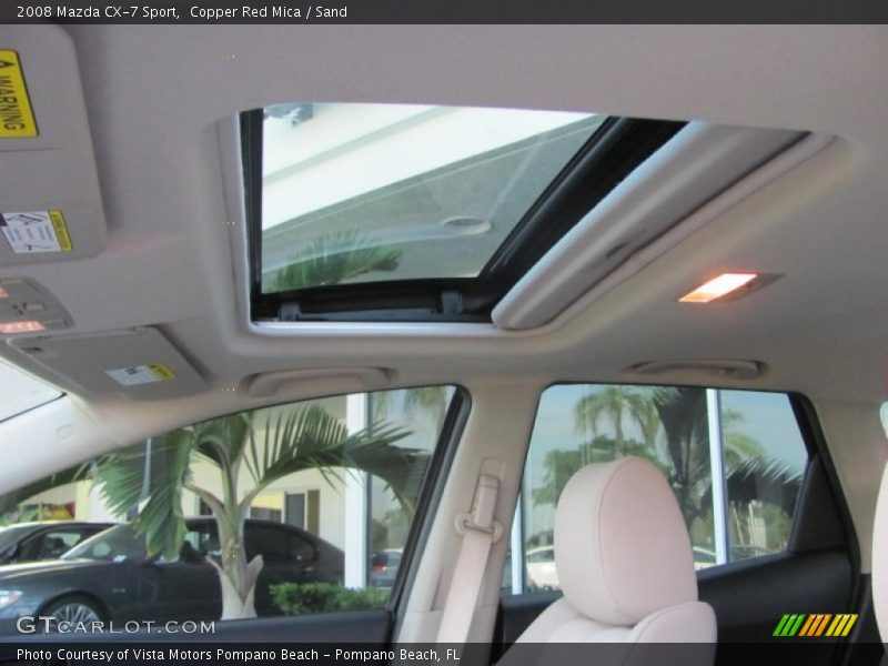 Copper Red Mica / Sand 2008 Mazda CX-7 Sport