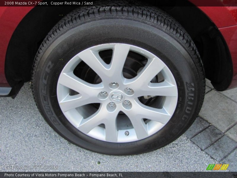 Copper Red Mica / Sand 2008 Mazda CX-7 Sport
