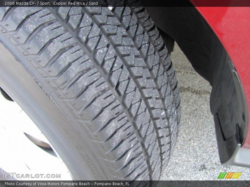 Copper Red Mica / Sand 2008 Mazda CX-7 Sport