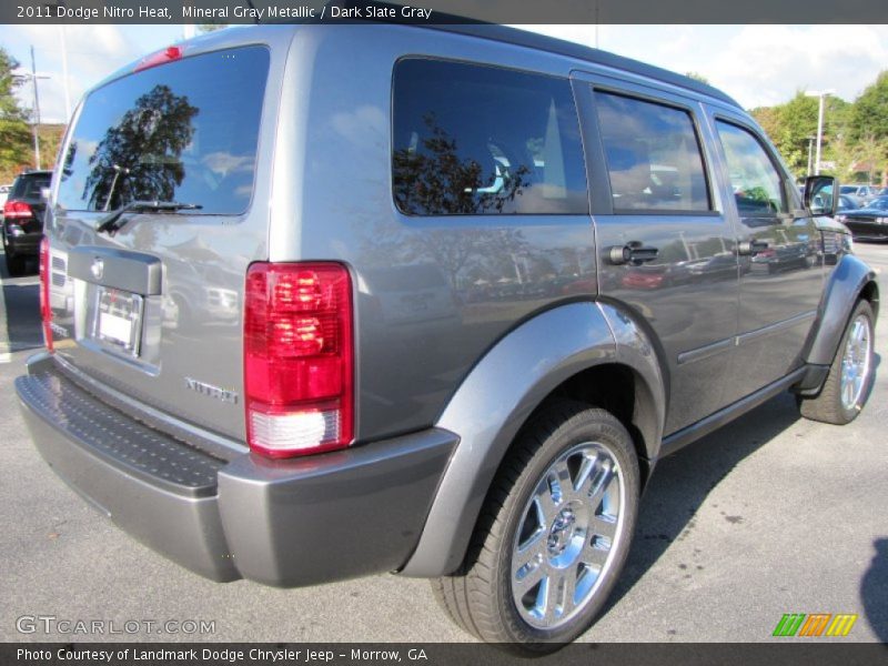 Mineral Gray Metallic / Dark Slate Gray 2011 Dodge Nitro Heat