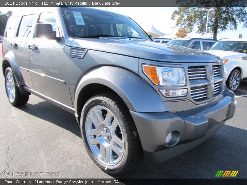 Mineral Gray Metallic / Dark Slate Gray 2011 Dodge Nitro Heat