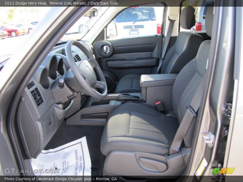 Mineral Gray Metallic / Dark Slate Gray 2011 Dodge Nitro Heat