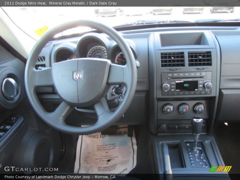 Mineral Gray Metallic / Dark Slate Gray 2011 Dodge Nitro Heat