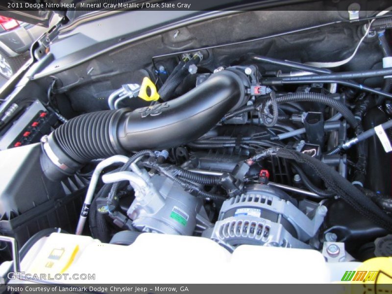 Mineral Gray Metallic / Dark Slate Gray 2011 Dodge Nitro Heat