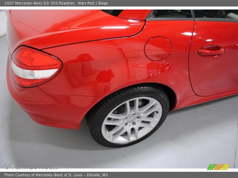 Mars Red / Beige 2007 Mercedes-Benz SLK 350 Roadster