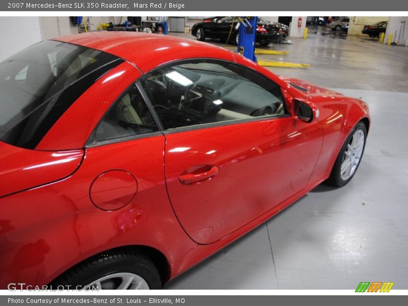 Mars Red / Beige 2007 Mercedes-Benz SLK 350 Roadster