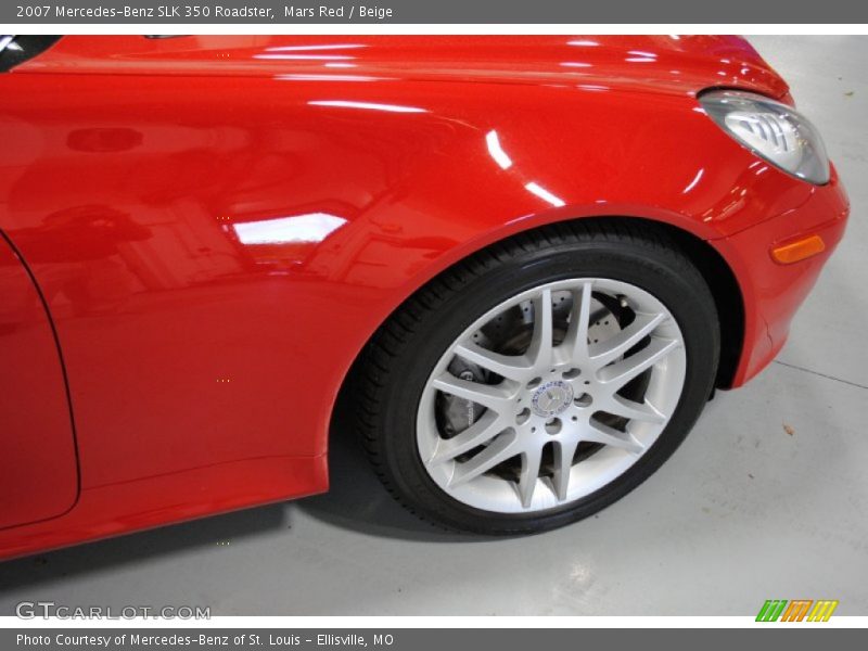 Mars Red / Beige 2007 Mercedes-Benz SLK 350 Roadster