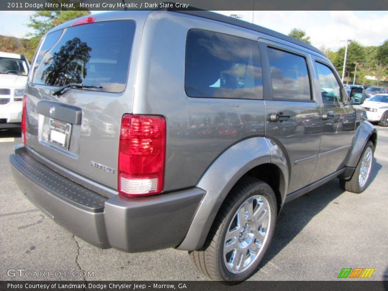 Mineral Gray Metallic / Dark Slate Gray 2011 Dodge Nitro Heat