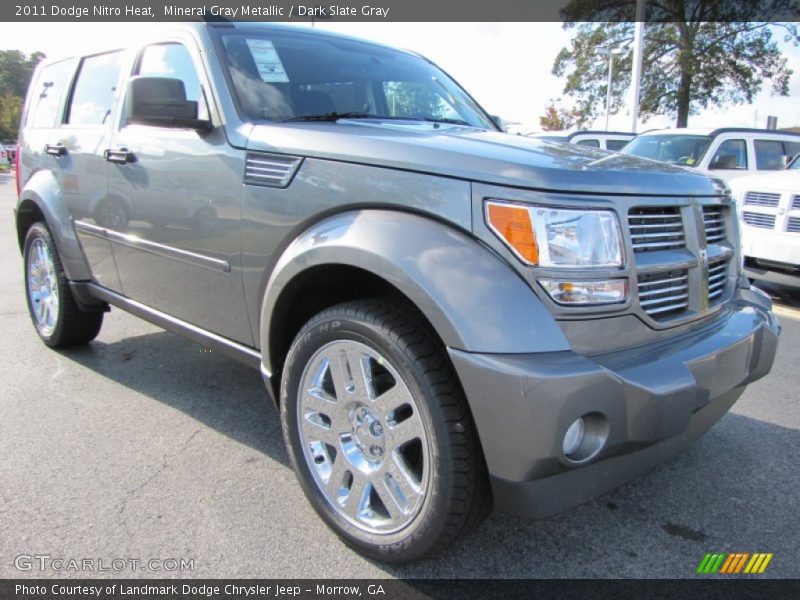 Mineral Gray Metallic / Dark Slate Gray 2011 Dodge Nitro Heat