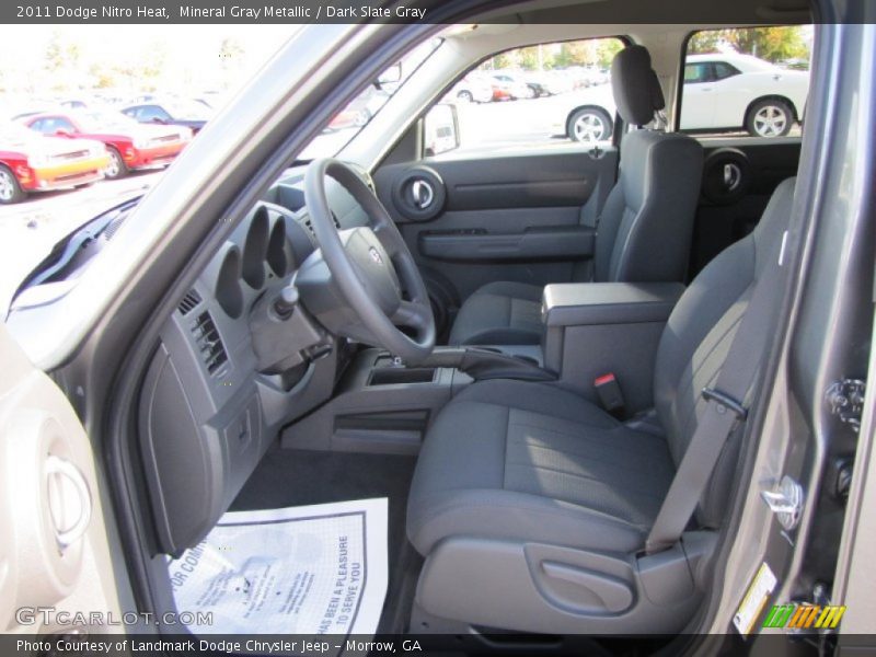 Mineral Gray Metallic / Dark Slate Gray 2011 Dodge Nitro Heat