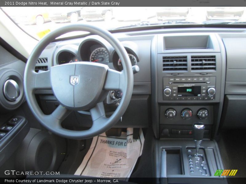 Mineral Gray Metallic / Dark Slate Gray 2011 Dodge Nitro Heat