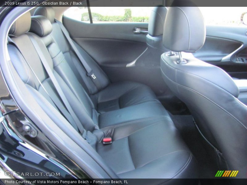 Obsidian Black / Black 2009 Lexus IS 250