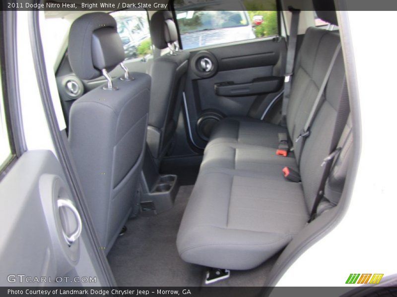 Bright White / Dark Slate Gray 2011 Dodge Nitro Heat