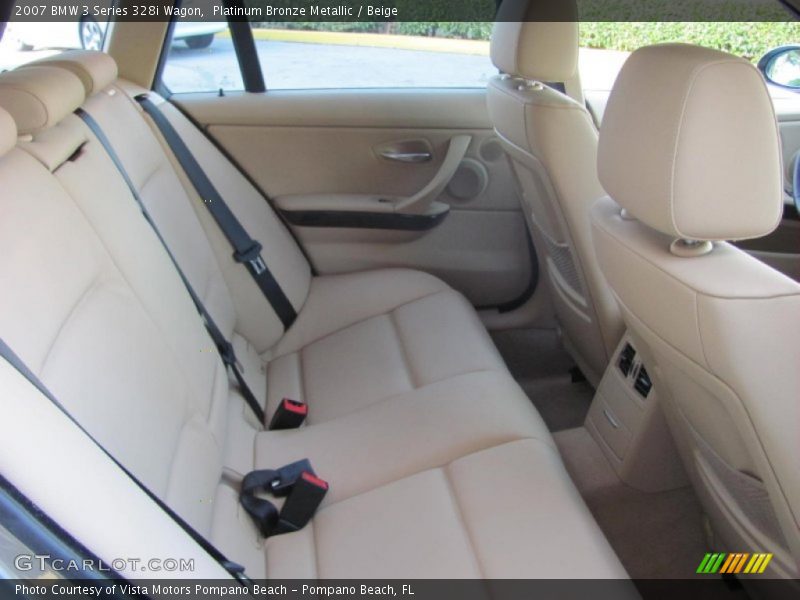 Platinum Bronze Metallic / Beige 2007 BMW 3 Series 328i Wagon