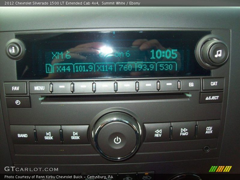 Audio System of 2012 Silverado 1500 LT Extended Cab 4x4
