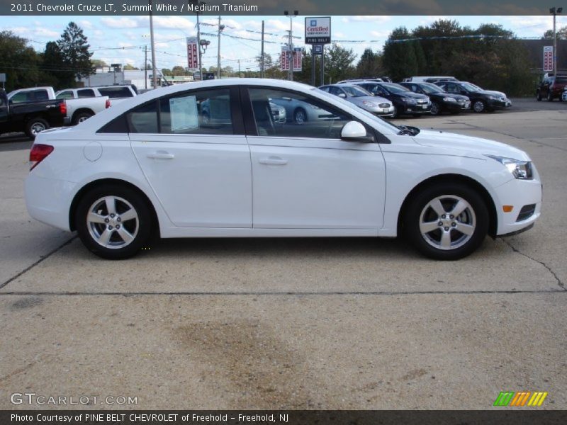 Summit White / Medium Titanium 2011 Chevrolet Cruze LT