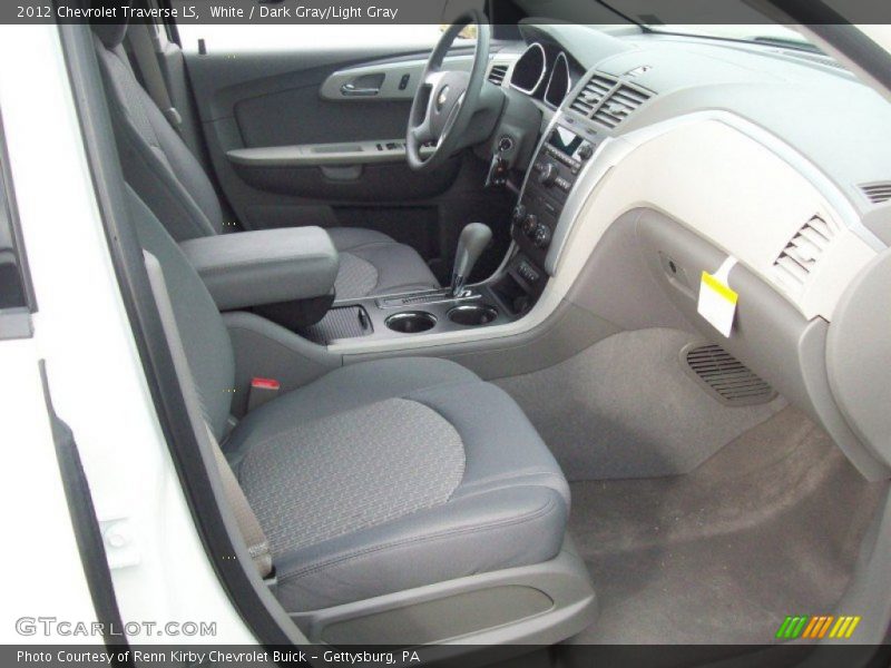  2012 Traverse LS Dark Gray/Light Gray Interior