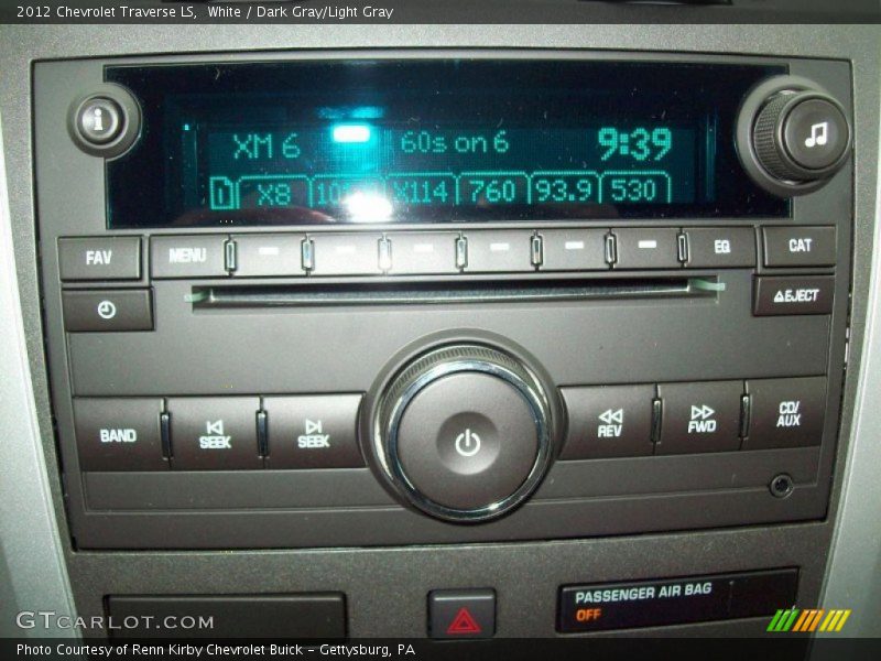 Audio System of 2012 Traverse LS