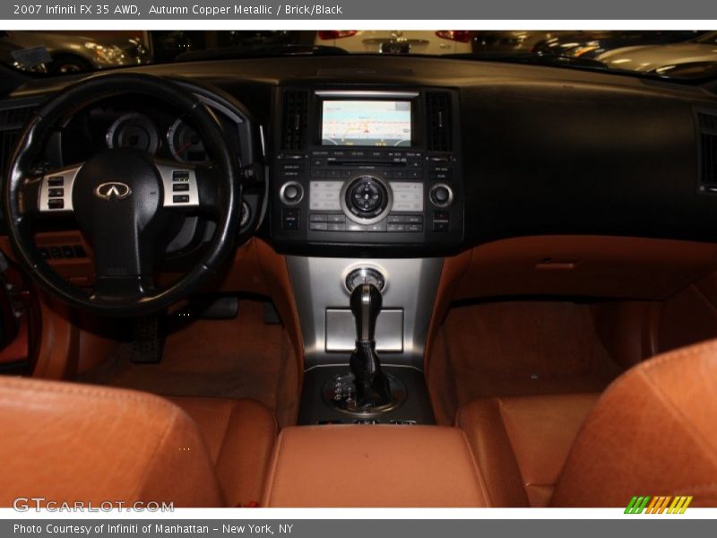 Autumn Copper Metallic / Brick/Black 2007 Infiniti FX 35 AWD