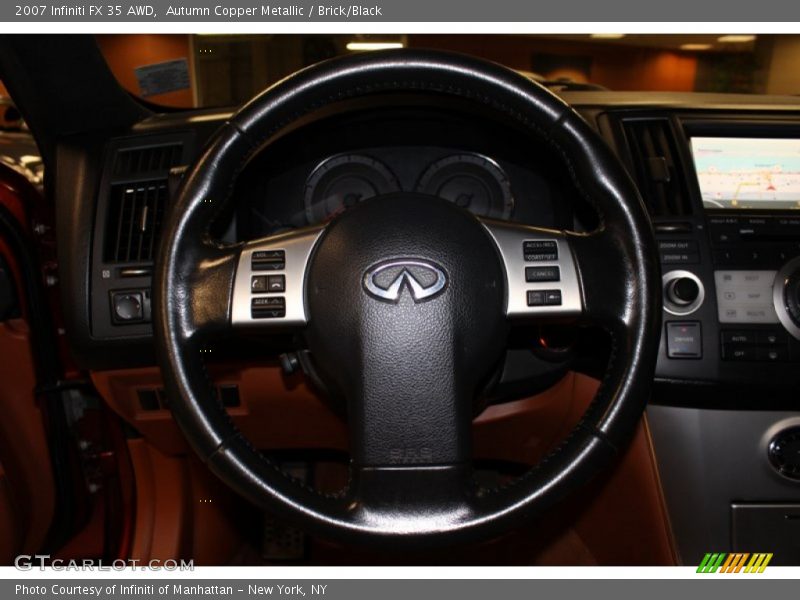 Autumn Copper Metallic / Brick/Black 2007 Infiniti FX 35 AWD