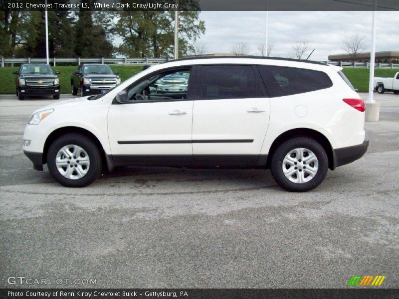  2012 Traverse LS White