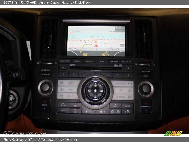 Autumn Copper Metallic / Brick/Black 2007 Infiniti FX 35 AWD
