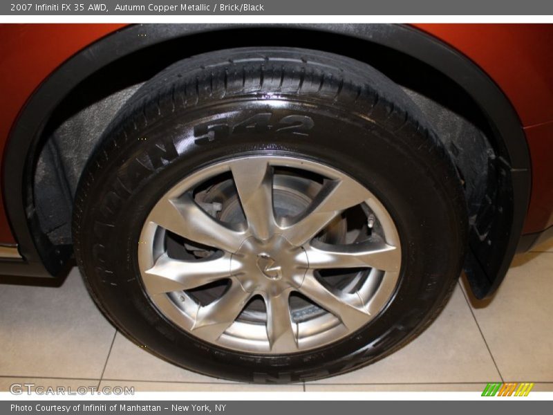 Autumn Copper Metallic / Brick/Black 2007 Infiniti FX 35 AWD