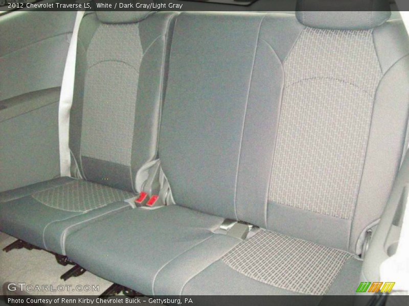 White / Dark Gray/Light Gray 2012 Chevrolet Traverse LS