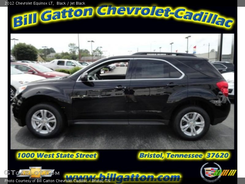 Black / Jet Black 2012 Chevrolet Equinox LT