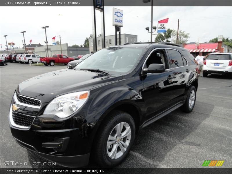 Black / Jet Black 2012 Chevrolet Equinox LT