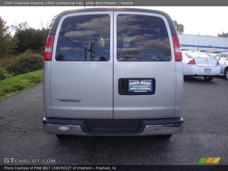 Silver Birch Metallic / Neutral 2007 Chevrolet Express 3500 Commercial Van