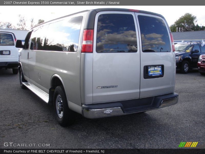 Silver Birch Metallic / Neutral 2007 Chevrolet Express 3500 Commercial Van