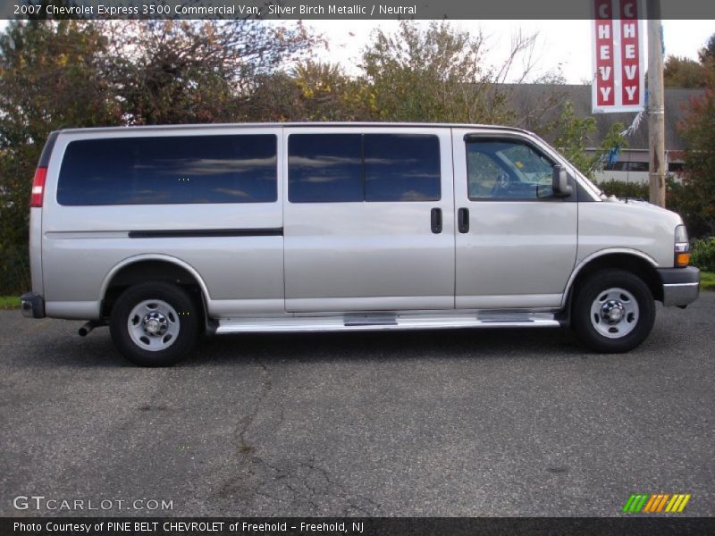 Silver Birch Metallic / Neutral 2007 Chevrolet Express 3500 Commercial Van