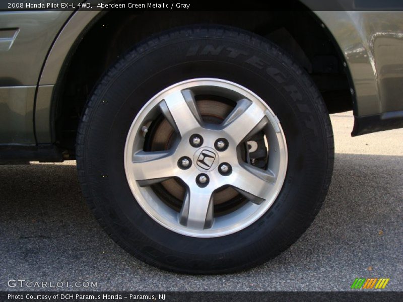 Aberdeen Green Metallic / Gray 2008 Honda Pilot EX-L 4WD