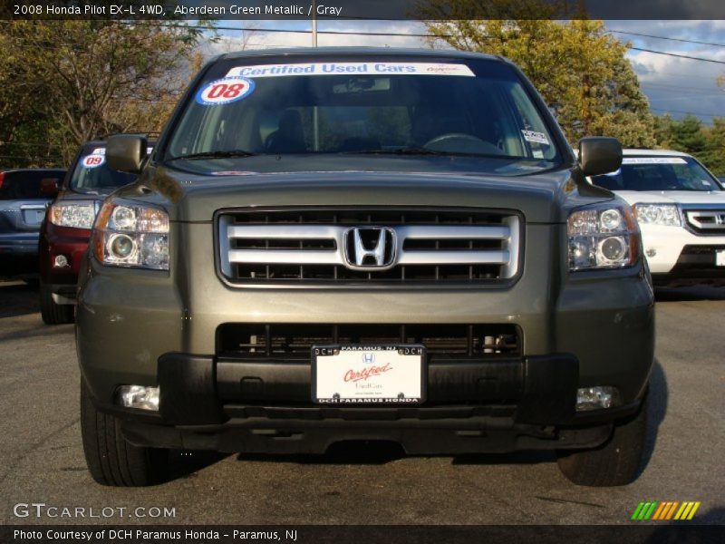 Aberdeen Green Metallic / Gray 2008 Honda Pilot EX-L 4WD